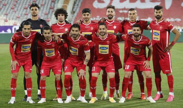 عکس تیم پرسپولیس مقابل استقلال