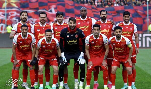 عکس تیم پرسپولیس مقابل استقلال