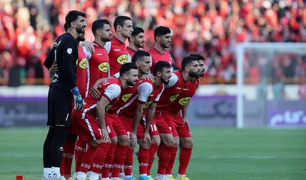 عکس تیم پرسپولیس مقابل استقلال