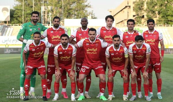 عکس تیم پرسپولیس مقابل استقلال