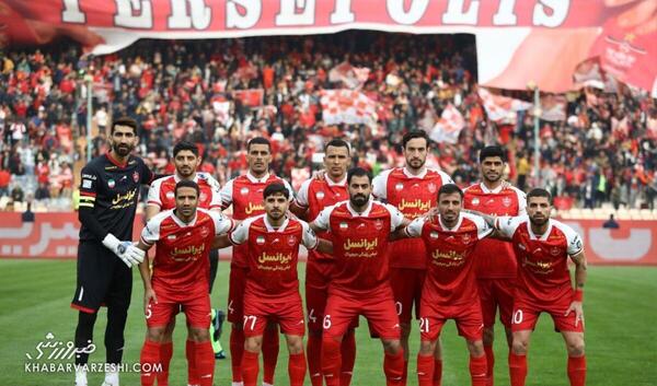 عکس تیم پرسپولیس مقابل استقلال