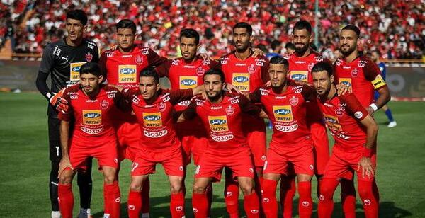 عکس تیم پرسپولیس مقابل استقلال