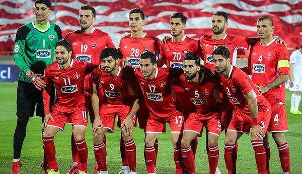 عکس تیم پرسپولیس مقابل استقلال