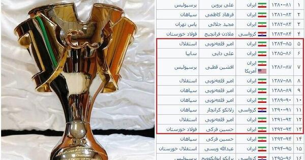 عکس تیم پرسپولیس و استقلال و سپاهان