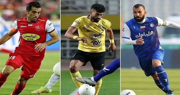 عکس تیم پرسپولیس و استقلال و سپاهان