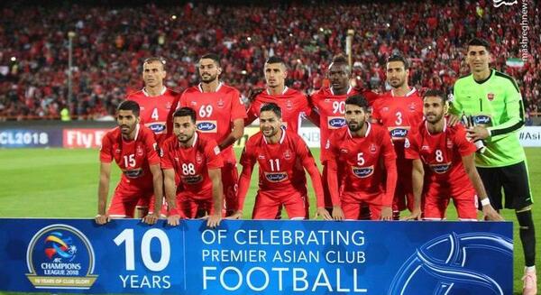 عکس تیمی پرسپولیس مقابل السد