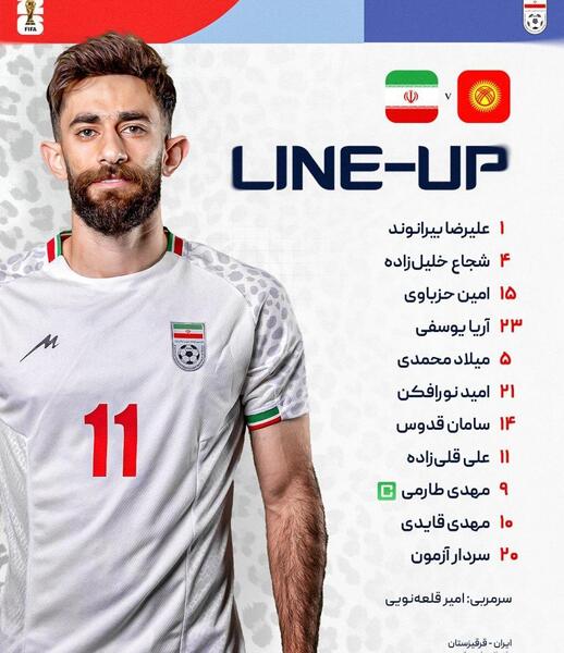 عکس بازیکنان تیم ملی ایران امروز