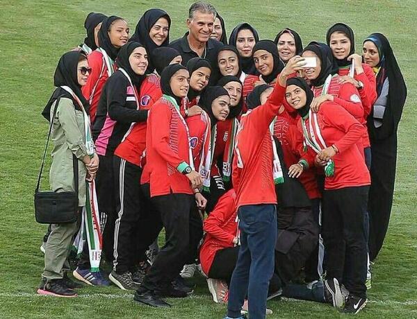 عکس بازیکنان تیم ملی فوتبال بانوان ایران