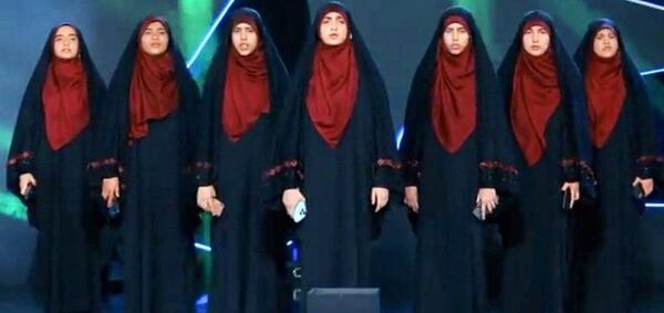 عکس گروه سرود دختران