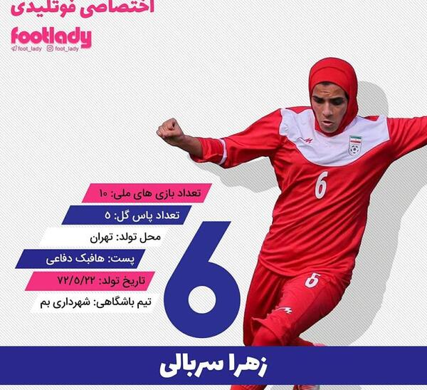 عکس زنان بازیکنان تیم ملی ایران