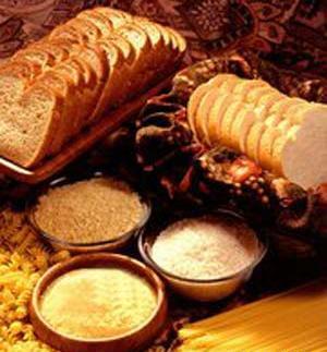 عکس گروه نان و غلات برنج و ماکارونی