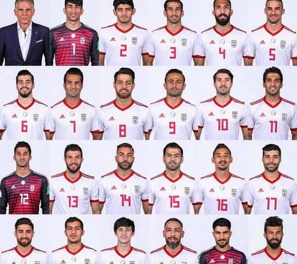 عکس جدید بازیکنان تیم ملی فوتبال ایران