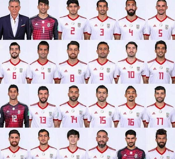 عکس های جدید از بازیکنان تیم ملی فوتبال ایران