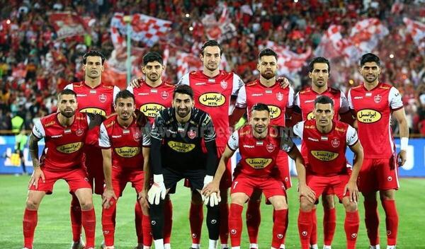 اعضای تیم پرسپولیس با عکس