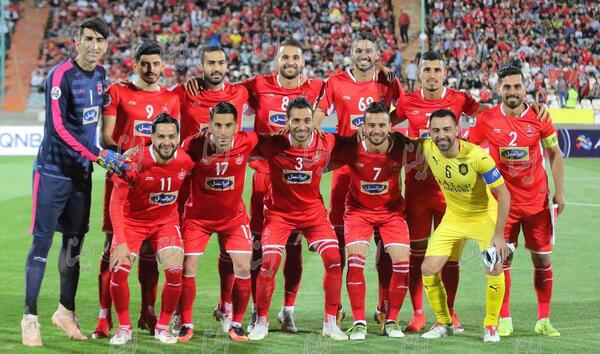 اعضای تیم پرسپولیس با عکس