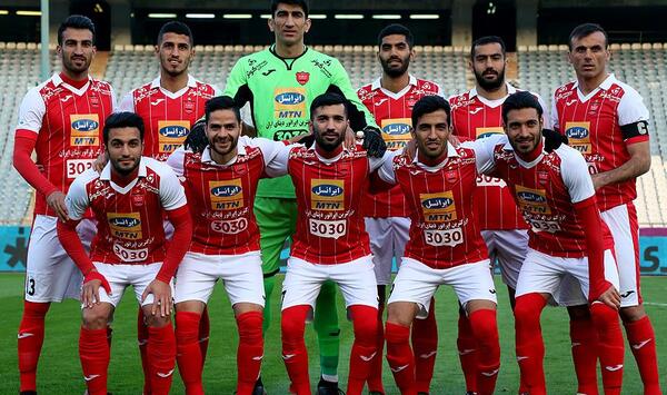 اعضای تیم پرسپولیس با عکس