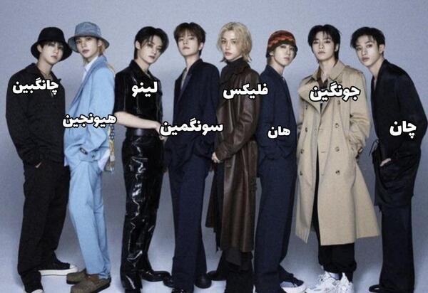 عکس تمام اعضای گروه استری کیدز