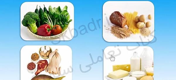 عکس گروه مواد غذایی کلاس اول