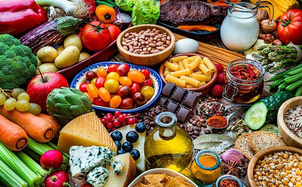 عکس چهار گروه مواد غذایی کلاس سوم