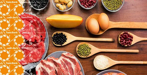عکس گروه گوشت و حبوبات