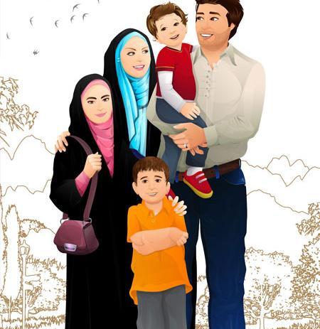 عکس گروه خانوادگی مذهبی