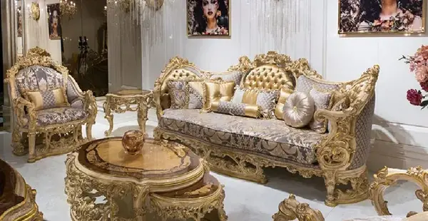 عکس خانه با مبل سلطنتی