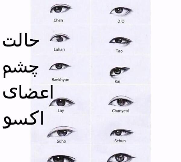 عکس اعضای اکسو با نام