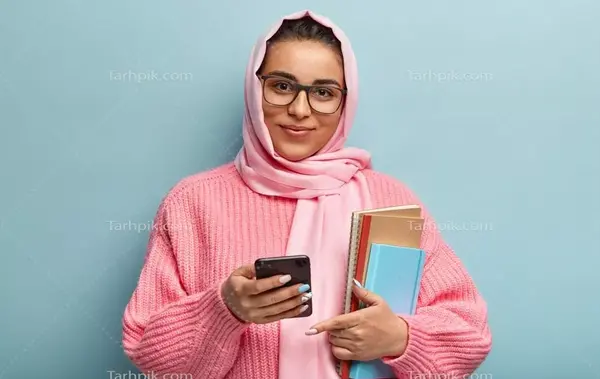 عکس دانشجویی دختر