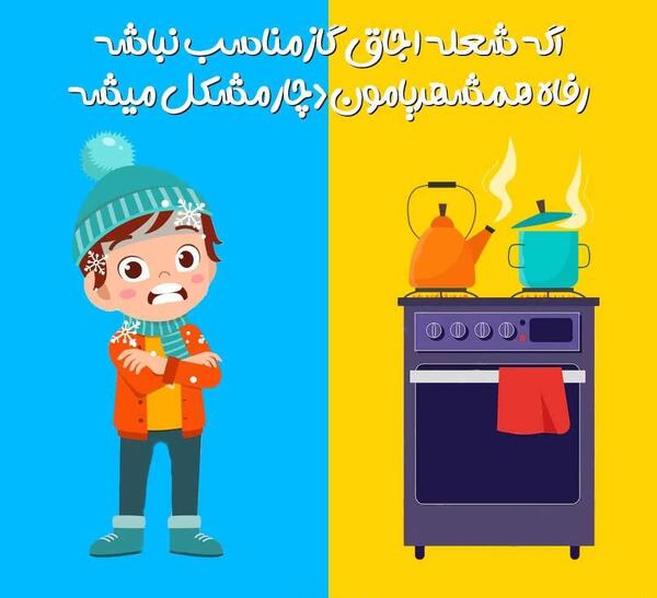 عکس برای صرفه جویی در مصرف گاز