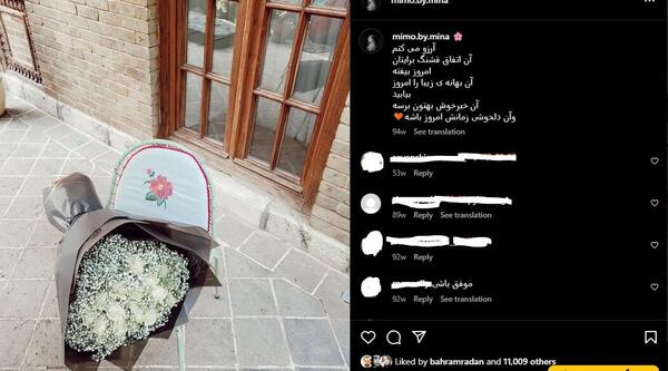 عکس قدیمی مینا مختاری