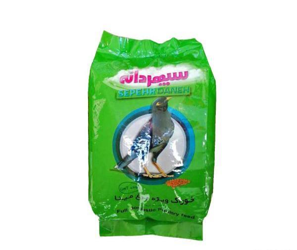 عکس پلت غذای مرغ مینا