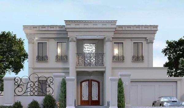 عکس نمای بیرونی خانه ویلایی