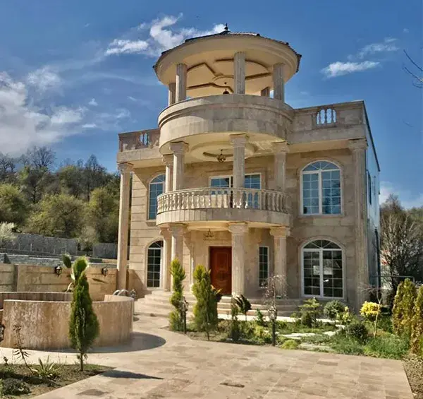 عکس نمای بیرونی خانه ویلایی