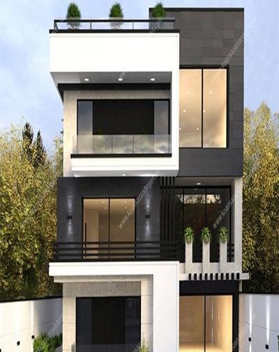 عکس نمای بیرونی خانه ویلایی