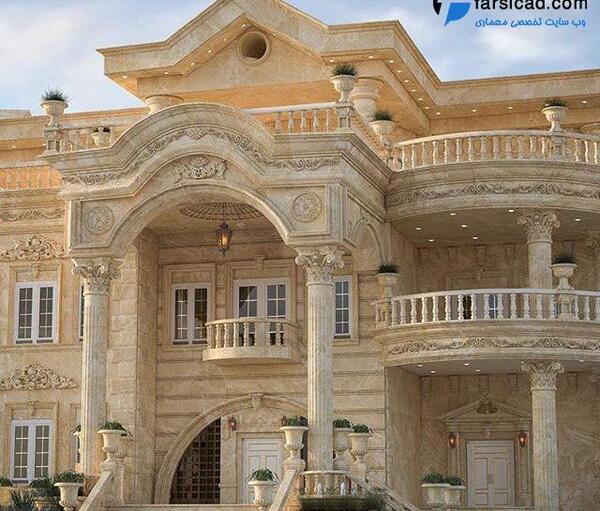 عکس نمای بیرون خانه های زیبا