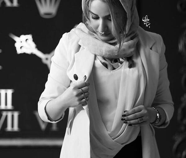 عکس مینا دلشاد و همسرش