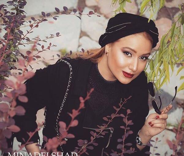 عکس مینا دلشاد و همسرش
