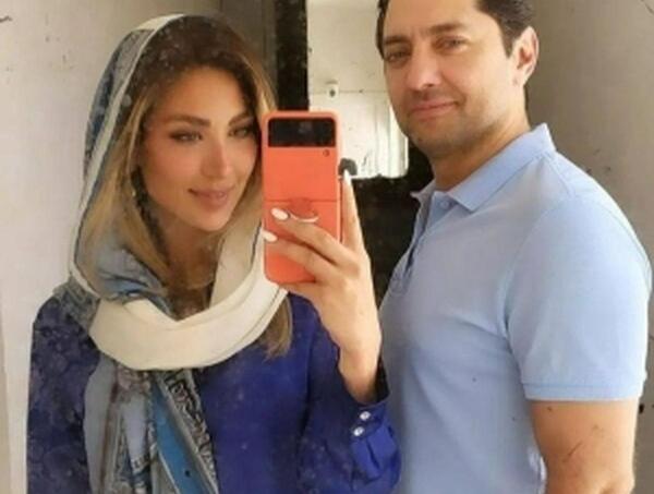 عکس بچه مینا مختاری