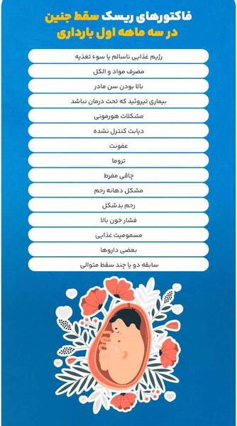 عکس جفت جنین یک ماهه سقط شده