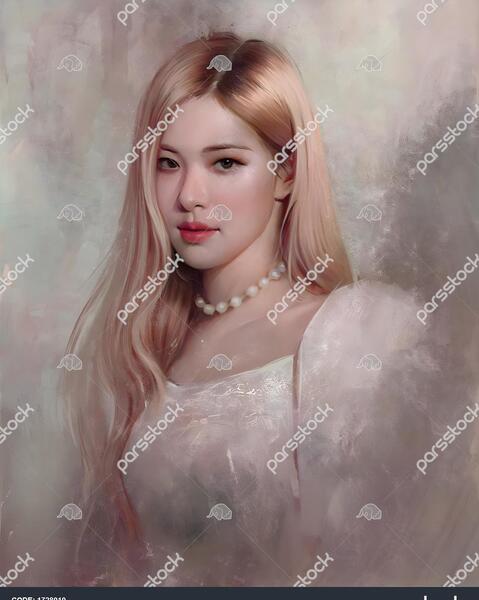 عکس نقاشی رزی بلک پینک