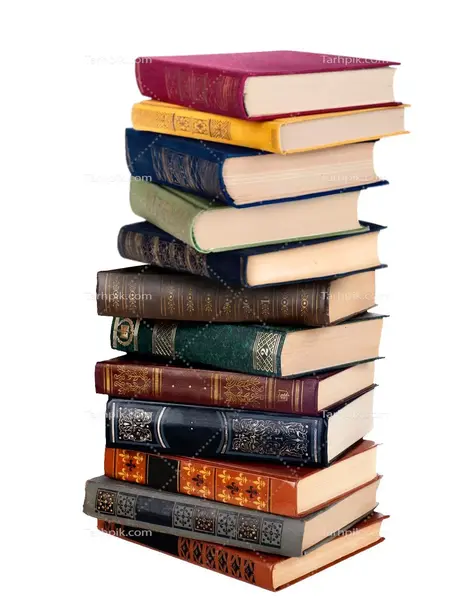 عکس کتابهای روی هم