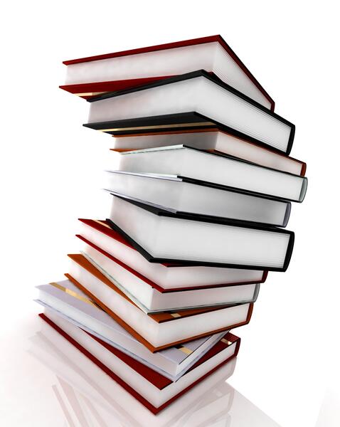 عکس کتابهای روی هم