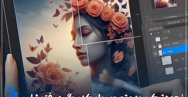 گذاشتن دو عکس روی هم در فتوشاپ