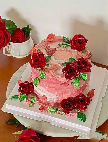 عکس کیک تولد رزی