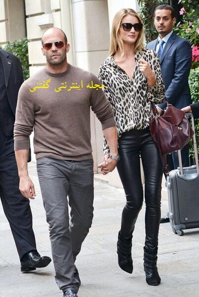 عکس جیسون استاتهام و زنش