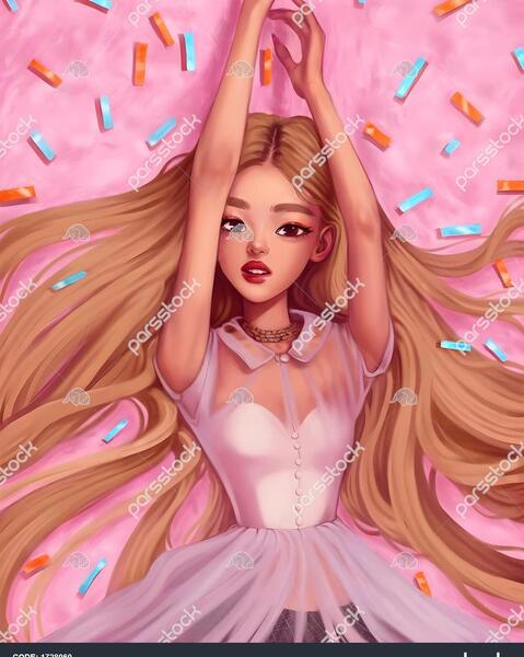 عکس عروسک لیسا بلک پینک