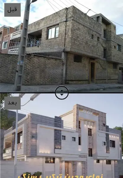 عکس از نمای بیرونی خانه