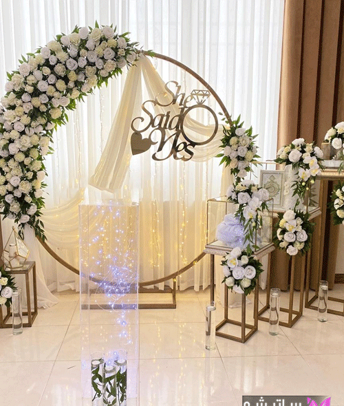 عکس جایگاه عروس داماد در خانه