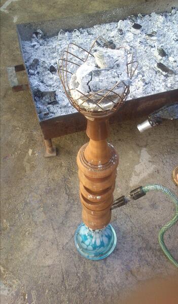 عکس قلیون در خانه طبیعی