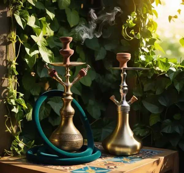 عکس قلیون در خانه طبیعی
